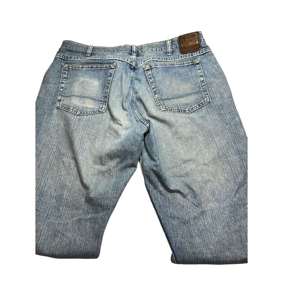 Lee Dungarees Carpenter Jeans Mens 36x30 Blue Utility Workwear Loose Fit Denim - Picture 3 of 6